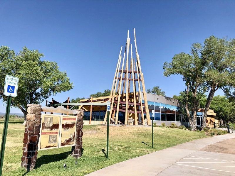 Marker can be seen on the grounds of the Ute Indian Museum. image. Click for full size.