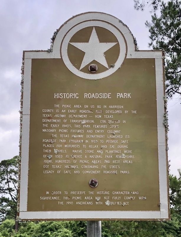 Historic Roadside Park Marker image. Click for full size.