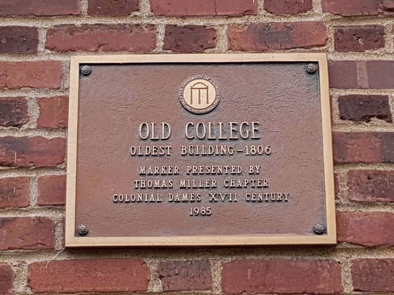 An additional Old College marker. Click for full size. An additional Old College marker image. Click for full size.