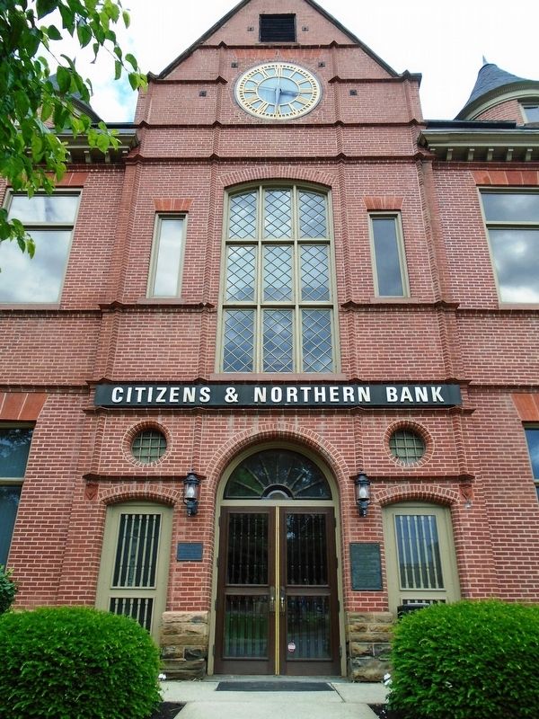 Van Dyne Civic Building and Markers. Click for full size. Van Dyne Civic Building and Markers image. Click for full size.