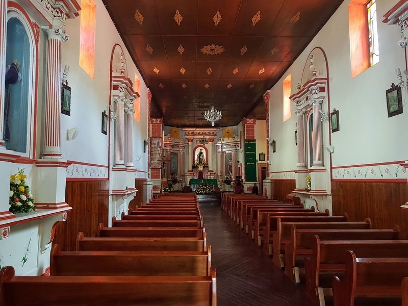 An interior view of the Church of Real San Jos� del Pinal de los Amoles image. Click for full size.