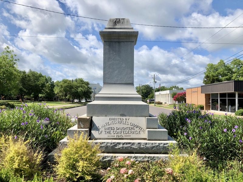The reverse side of the Marengo County Confederate Monument. image. Click for full size.