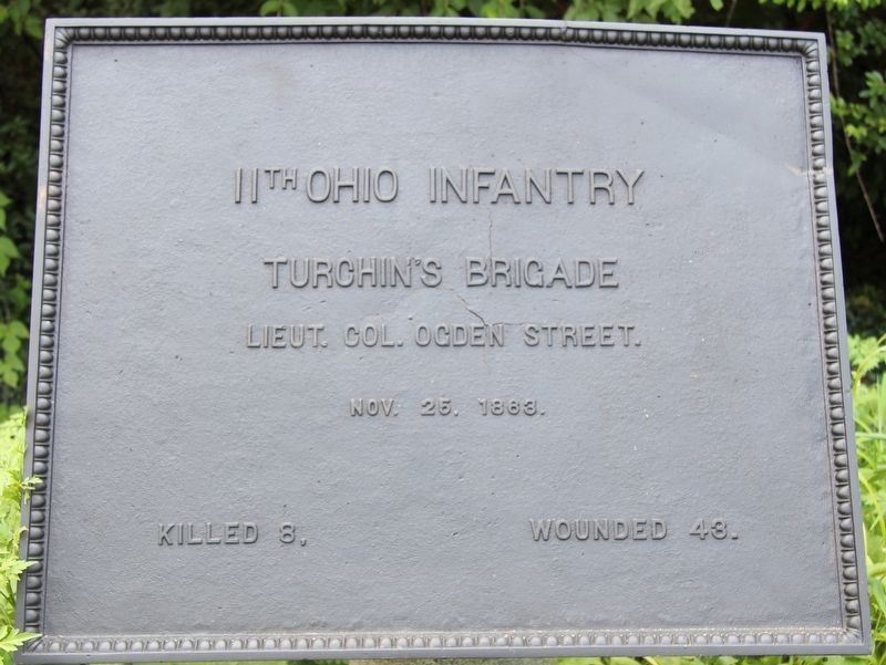 11th Ohio Infantry Marker image. Click for full size.