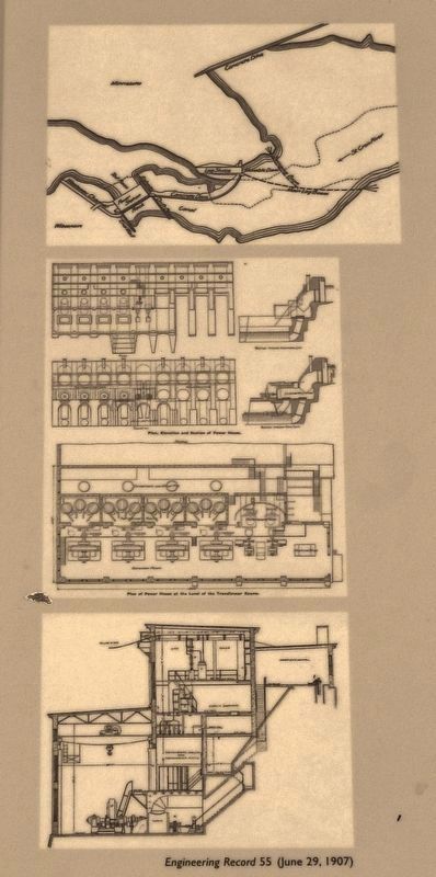 Marker detail: Engineering Record 55 image. Click for full size.