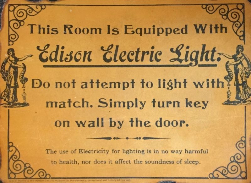 Sign Inside Depot. Click for full size. Sign Inside Depot image. Click for full size.