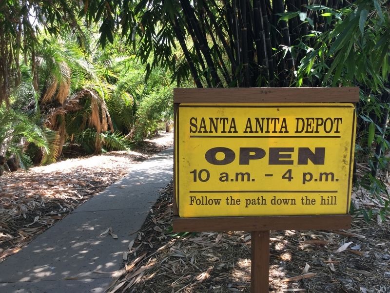 Sign in Arboretum. Click for full size. Sign in Arboretum image. Click for full size.