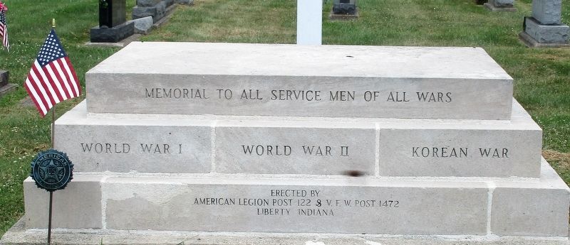 College Corner Veterans Memorial Marker. Click for full size. College Corner Veterans Memorial Marker image. Click for full size.