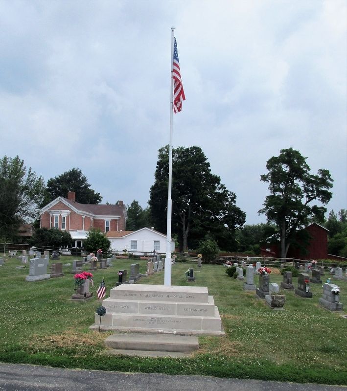 College Corner Veterans Memorial Marker. Click for full size. College Corner Veterans Memorial Marker image. Click for full size.