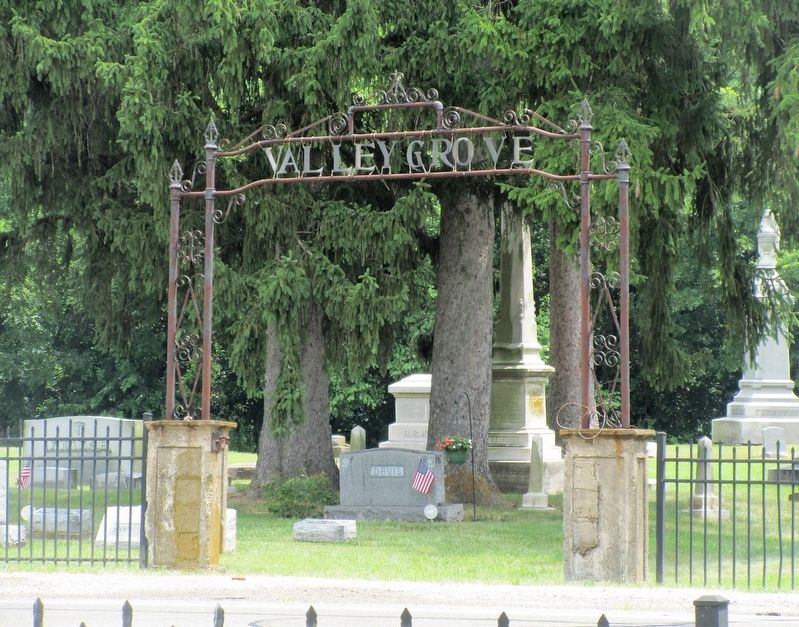 Valley Grove Cemetery Marker image. Click for full size.