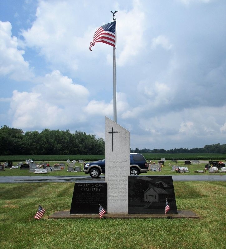 Valley Grove Veterans Memorial Marker. Click for full size. Valley Grove Veterans Memorial Marker image. Click for full size.