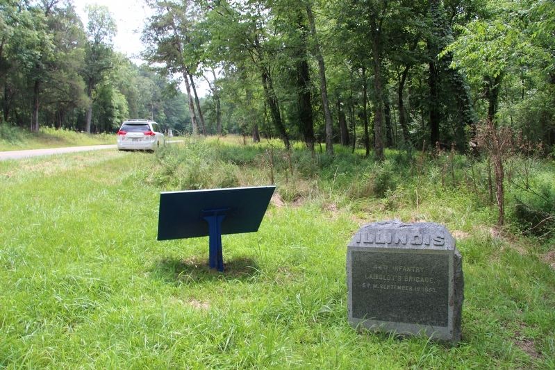44th Illinois Infantry Marker image. Click for full size.