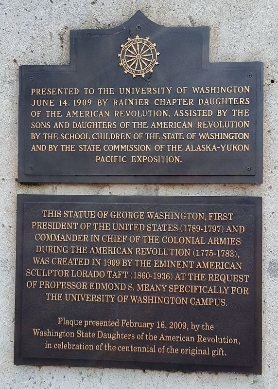 George Washington Marker. Click for full size. George Washington Marker image. Click for full size.