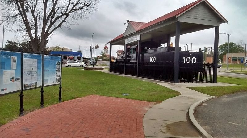 Historic Downtown Sylvester Marker image. Click for full size.