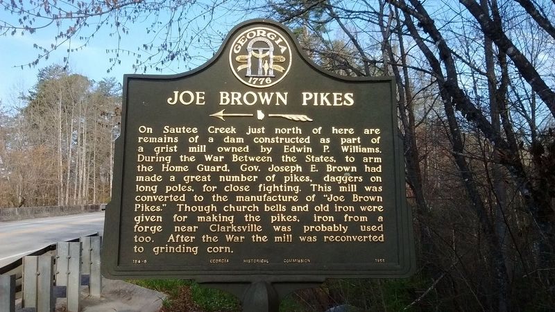 Joe Brown Pikes Marker. Click for full size. Joe Brown Pikes Marker image. Click for full size.
