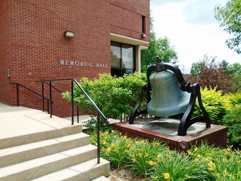School Bell Next to Veterans Memorial. Click for full size. School Bell Next to Veterans Memorial image. Click for full size.