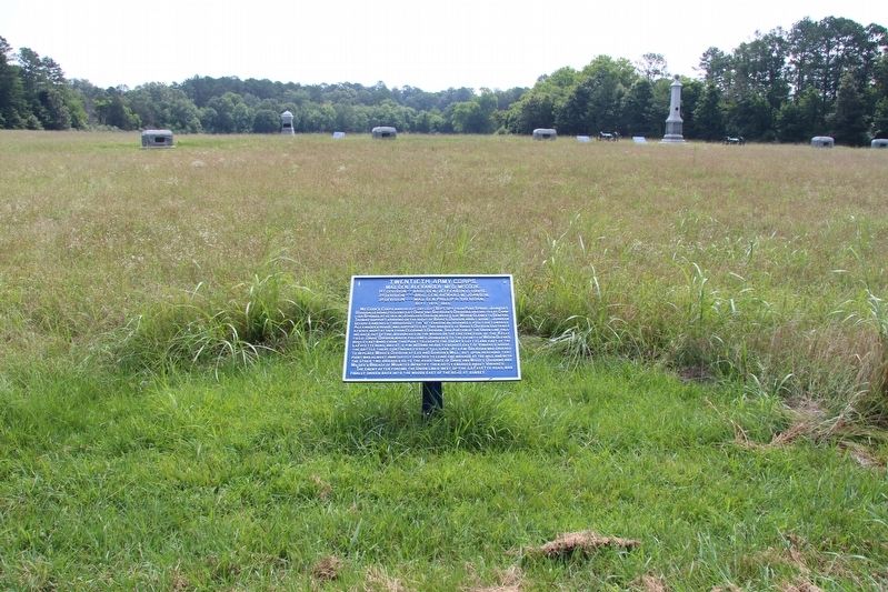 Twentieth Army Corps Marker image. Click for full size.
