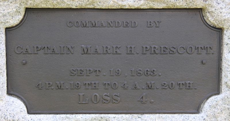 Battery C, 1st Illinois Light Artillery Marker image. Click for full size.