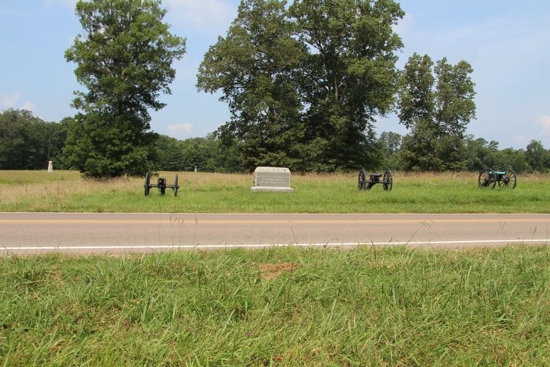 Battery C, 1st Illinois Light Artillery Marker image. Click for full size.