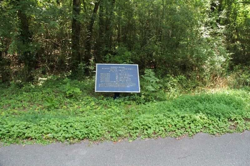Wilder's Brigade Marker. Click for full size. Wilder's Brigade Marker image. Click for full size.
