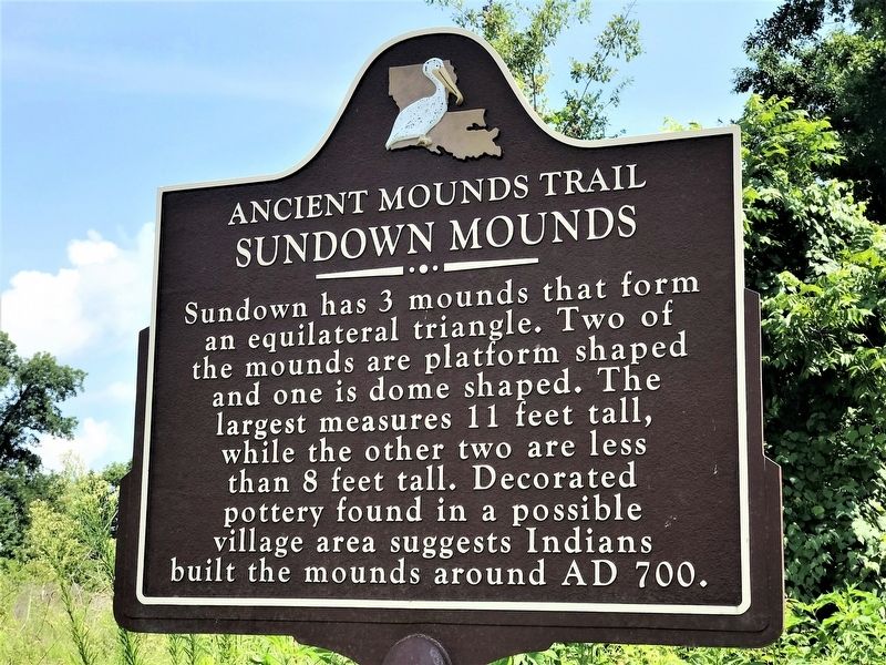 Sundown Mounds Marker image. Click for full size.