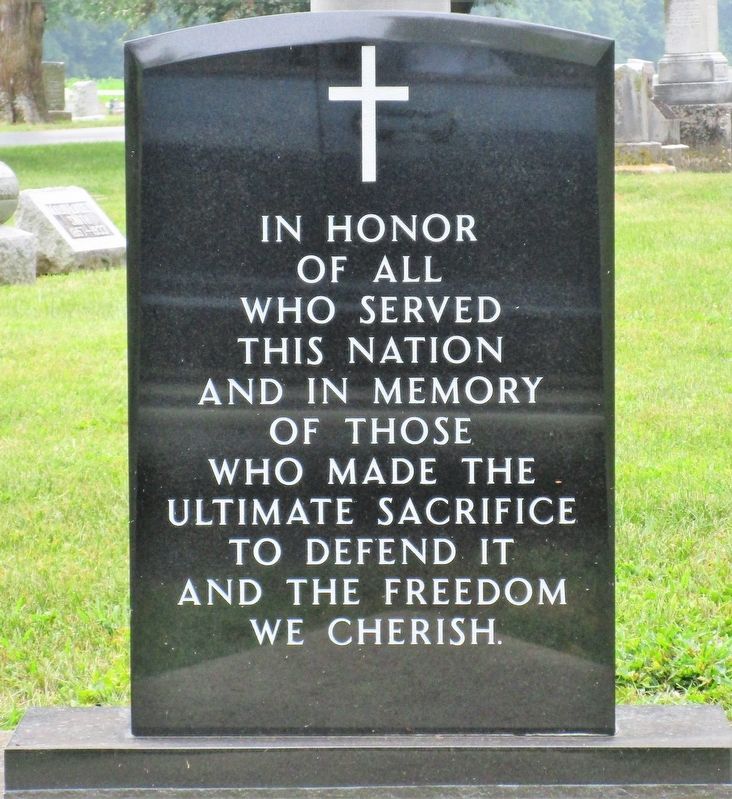 Fountain City Veterans Memorial Marker image. Click for full size.