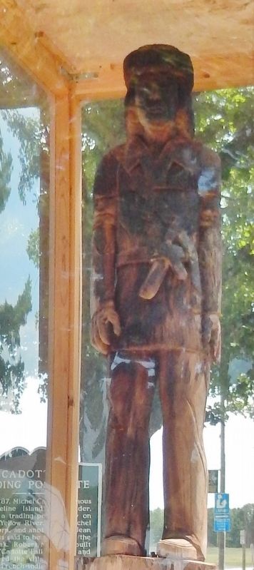 Cadotte Fur Trader Statue image. Click for full size.