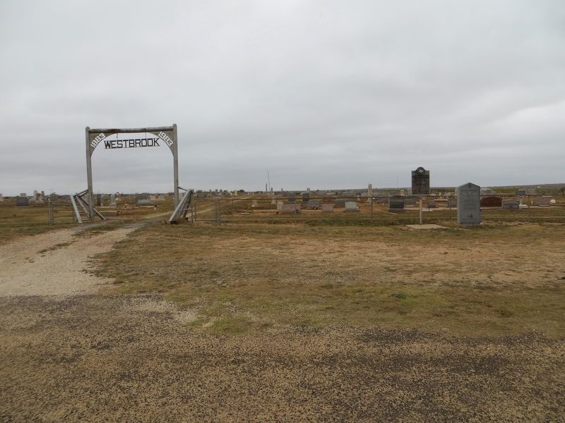 Site of First Westbrook School and Church Marker image. Click for full size.