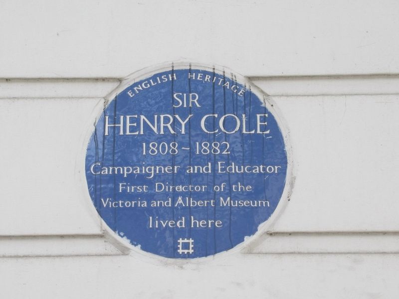 Sir Henry Cole Marker image. Click for full size.