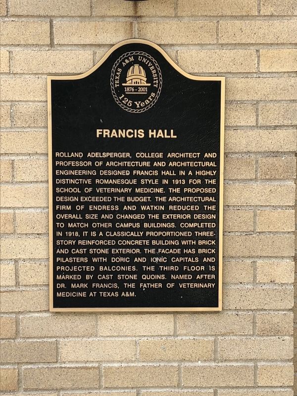 Francis Hall Marker image. Click for full size.