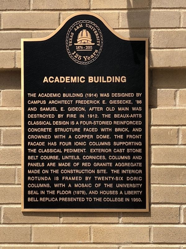 Academic Building Marker image. Click for full size.