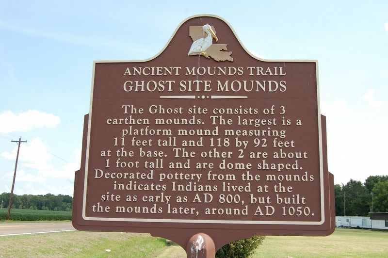 Ghost Mound Marker image. Click for full size.