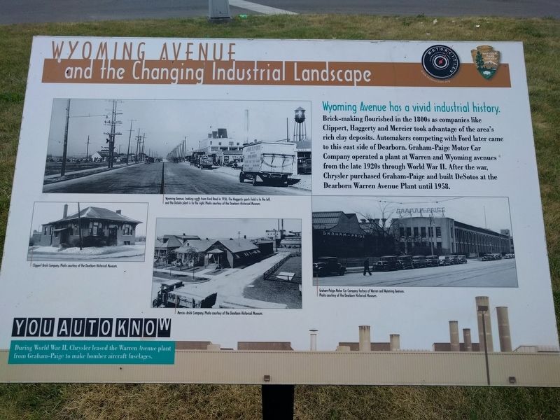 Wyoming Avenue Marker. Click for full size. Wyoming Avenue Marker image. Click for full size.