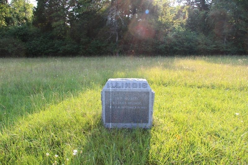 98th Illinois Infantry Marker image. Click for full size.