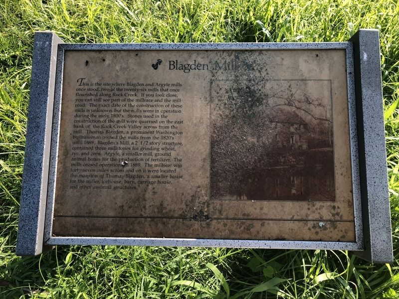 Blagden Mill Marker image. Click for full size.