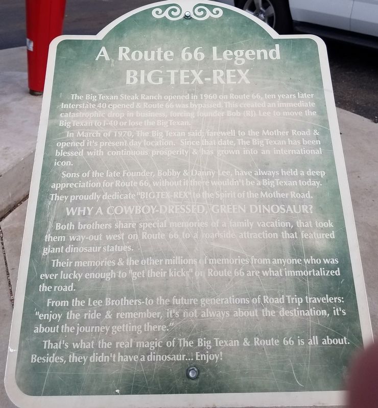 A Route 66 Legend Marker image. Click for full size.