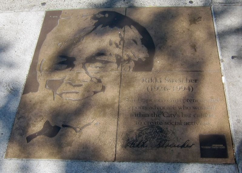 Rikki Streicher Marker. Click for full size. Rikki Streicher Marker image. Click for full size.