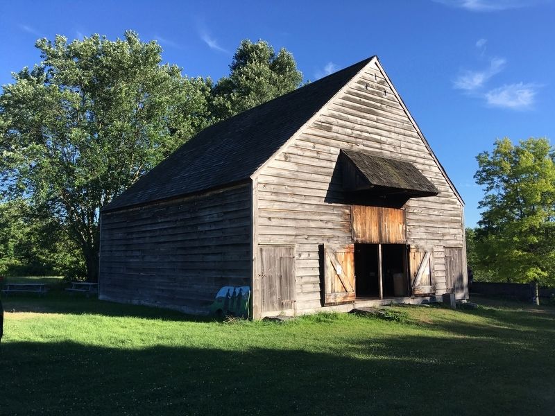 The Circa 1790 Dutch Barn on the Fort Klock Site image. Click for full size.