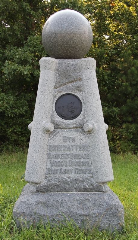 6th Ohio Battery Marker. Click for full size. 6th Ohio Battery Marker image. Click for full size.