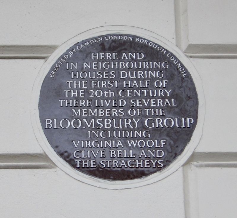 The Bloomsbury Group Marker. Click for full size. The Bloomsbury Group Marker image. Click for full size.