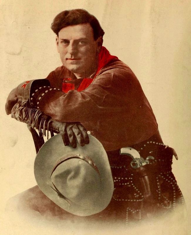 Max Henry Aronson – The First Cowboy-Western Movie Star Marker image. Click for full size.