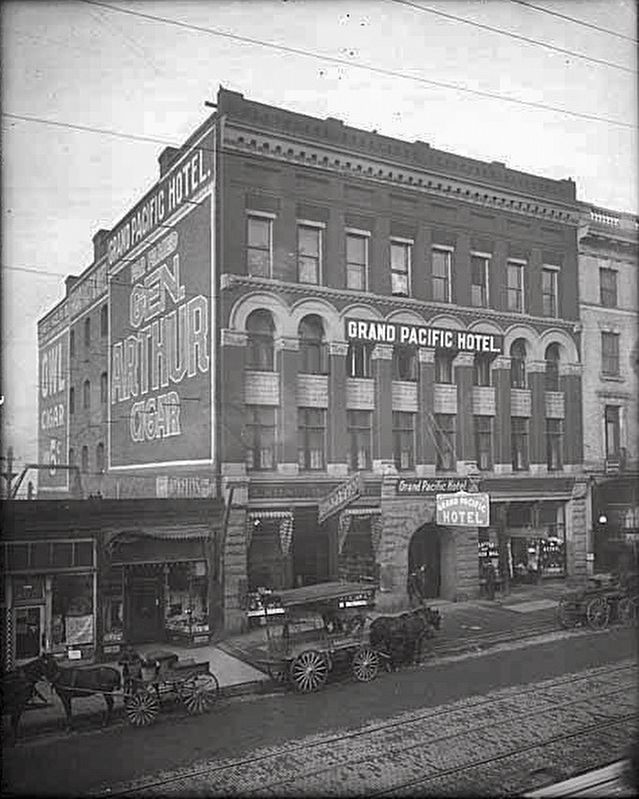 <i>Grand Pacific Hotel, Seattle</i>. Click for full size. <i>Grand Pacific Hotel, Seattle</i> image. Click for full size.