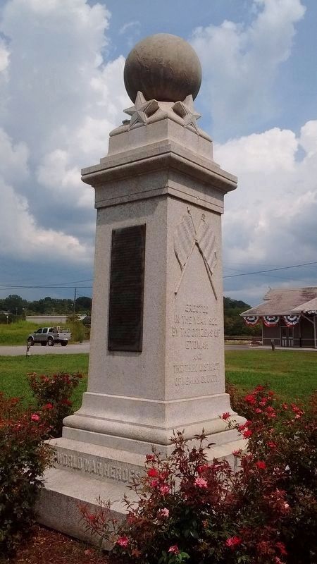 World War I Memorial - right side image. Click for full size.