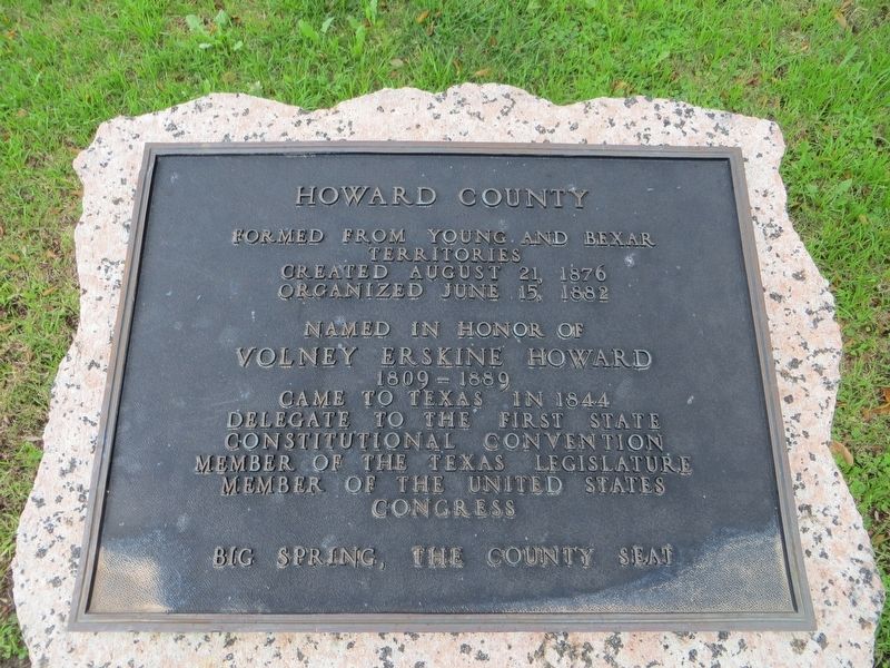 Howard County Marker image. Click for full size.
