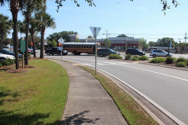 Site of Pensacola - St. Augustine Road Marker. Click for full size. Site of Pensacola - St. Augustine Road Marker image. Click for full size.