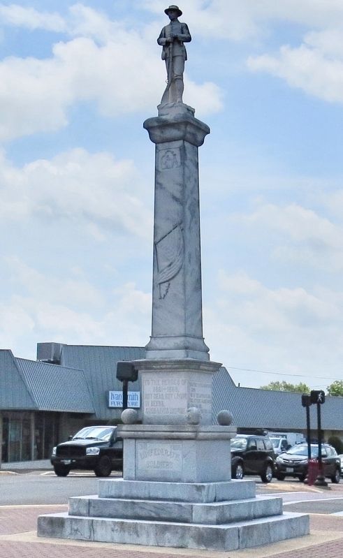 Titus County Confederate Monument at the Titus County Courthouse. image. Click for full size.