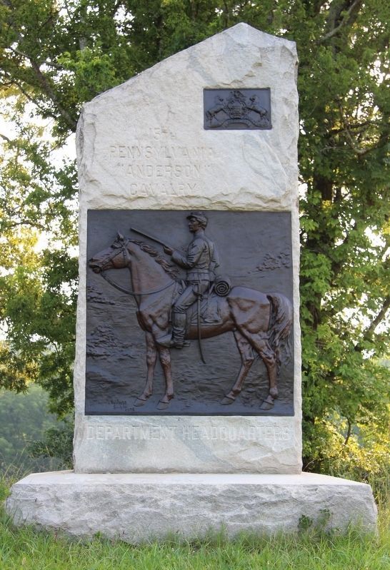 15th Pennsylvania Cavalry Marker. Click for full size. 15th Pennsylvania Cavalry Marker image. Click for full size.