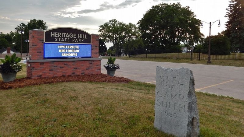 Site of Camp Smith 1820 Marker image. Click for full size.