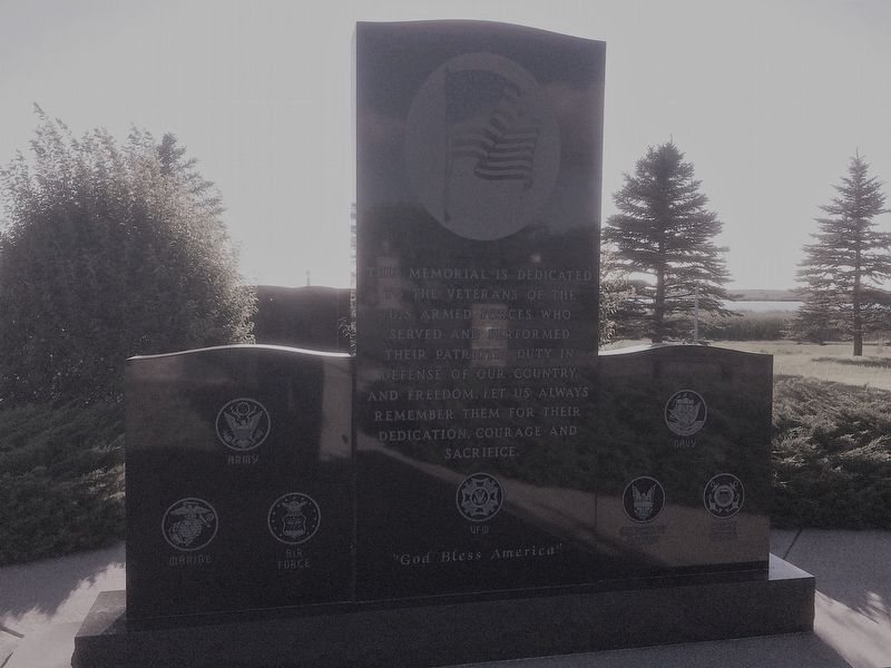 Eureka, South Dakota Veterans Memorial Marker image. Click for full size.