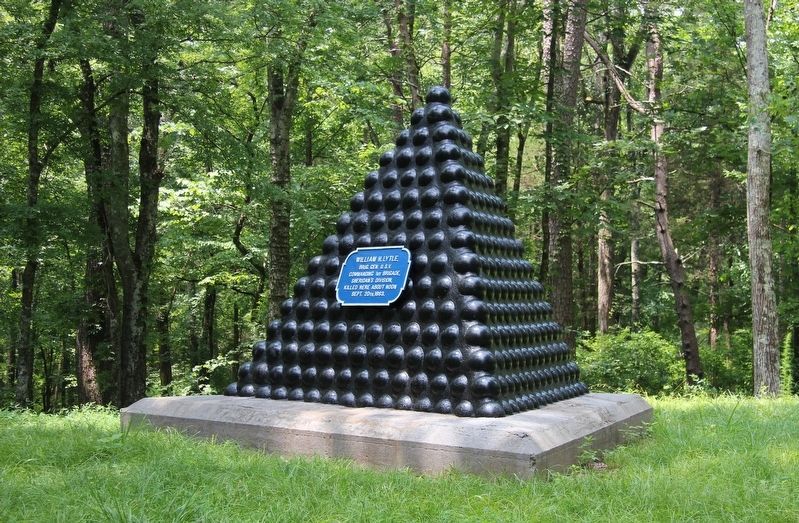 William H. Lytle Memorial Shell Monument Marker image. Click for full size.