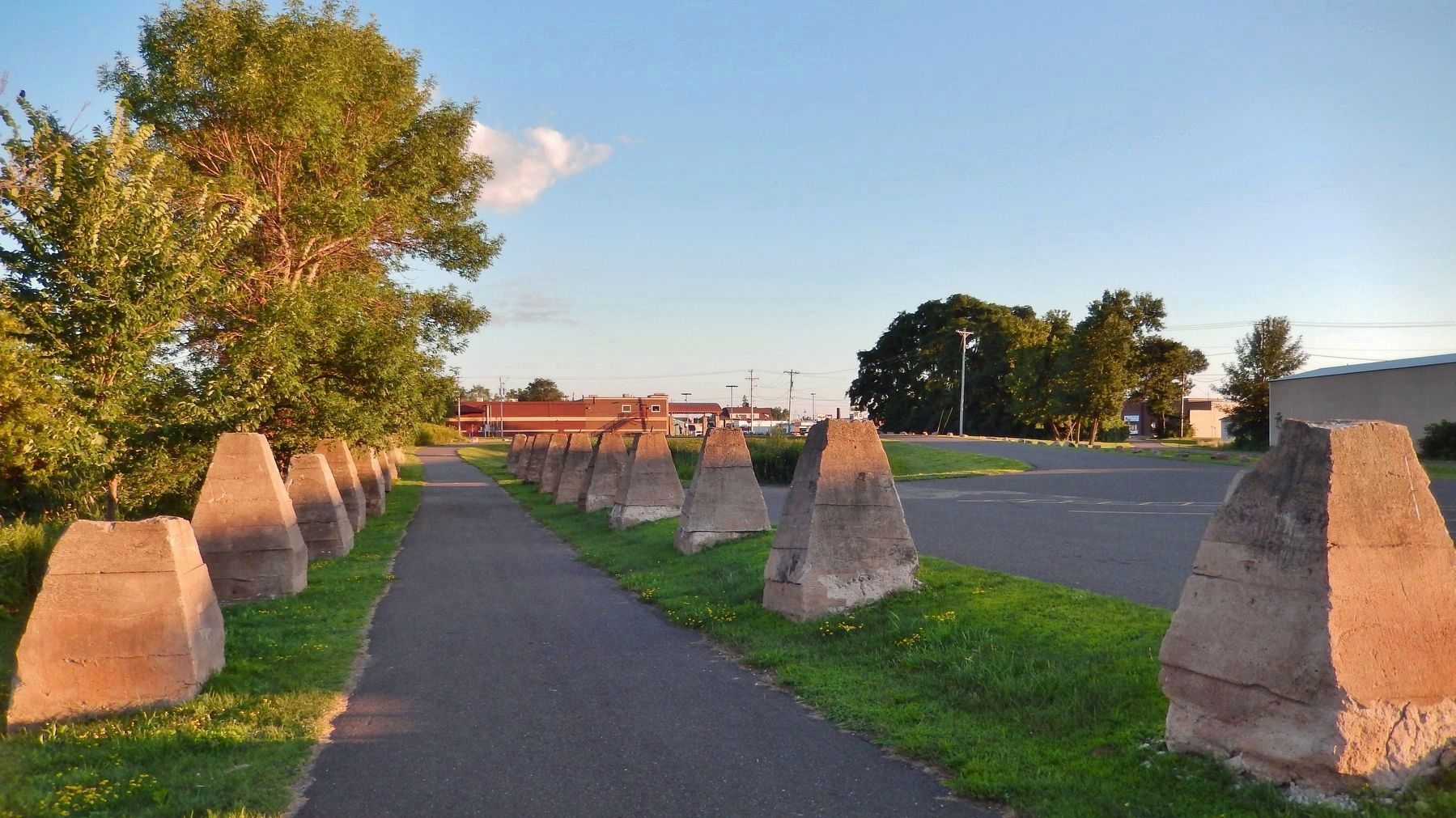 The "Mystery" Concrete Pillars. Click for full size. The "Mystery" Concrete Pillars image. Click for full size.